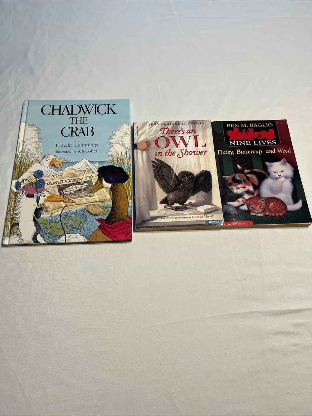 3 Book Bundle Children's Book Bundle -‎ Blue, White, Red Covers